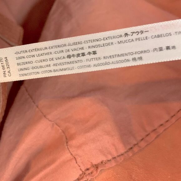 FREE PEOPLE Leslie Leather Tote Tiger Red Bag - Picture 15 of 16